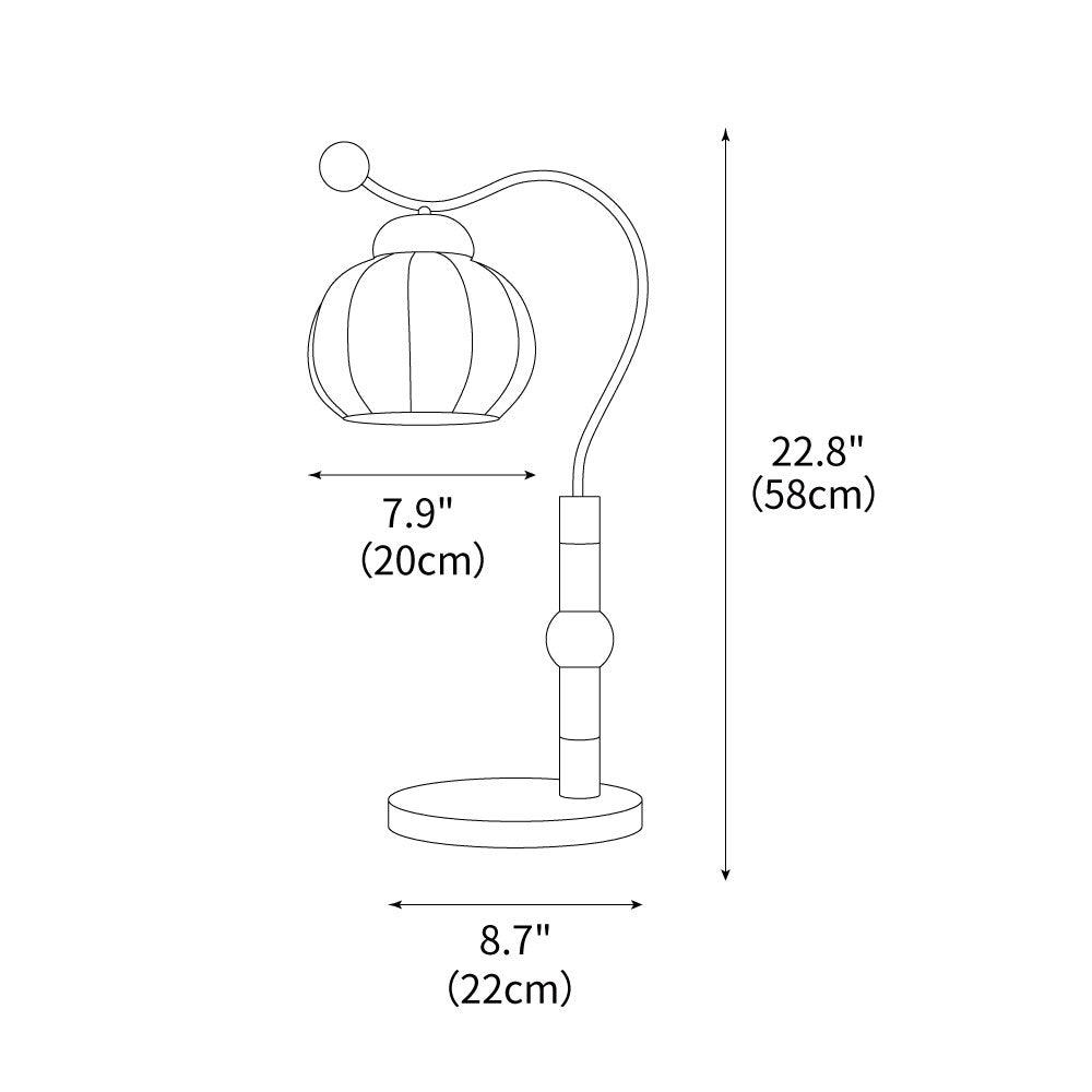 Silk Globe Table Lamp 7.9