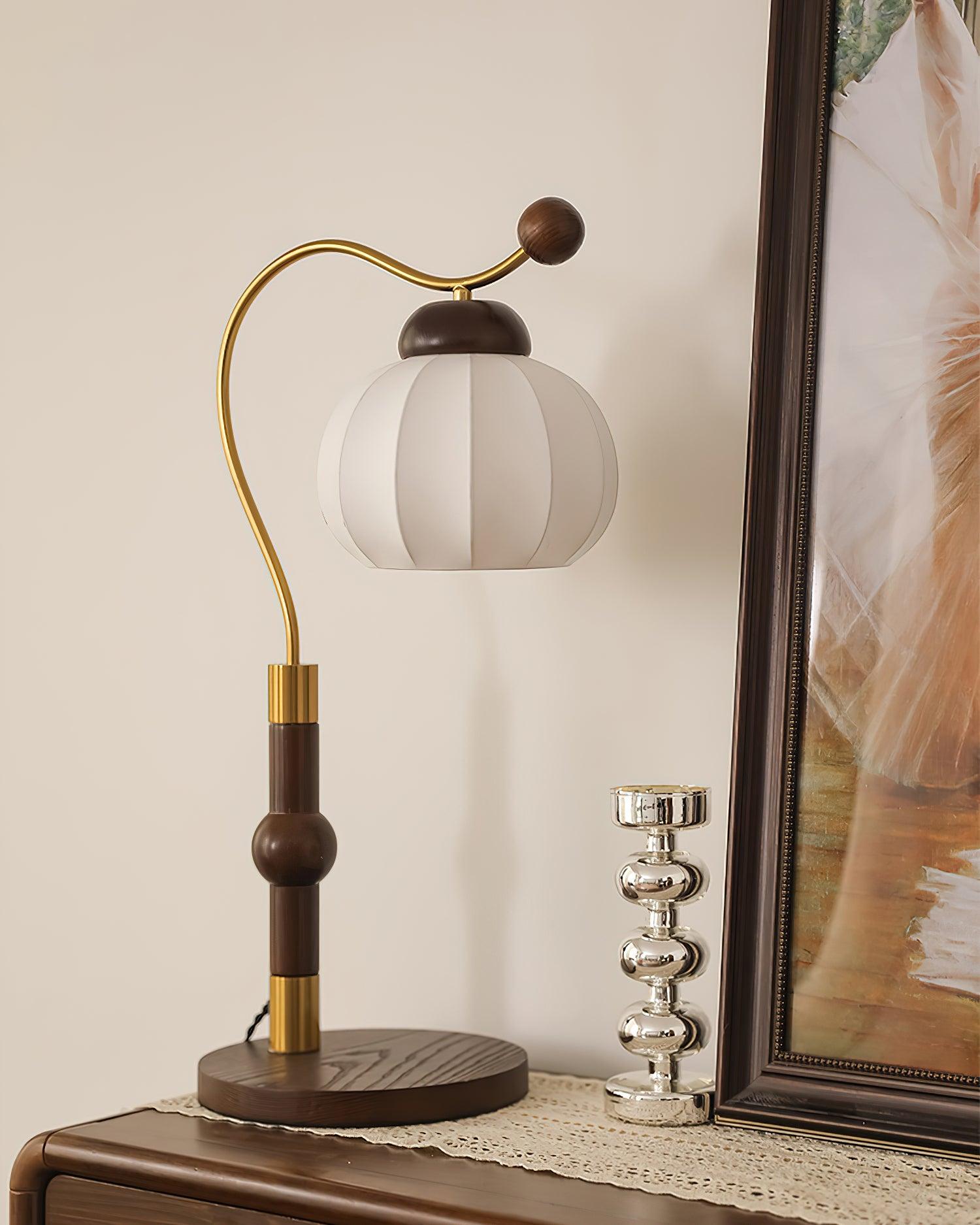 Silk Globe Table Lamp 7.9