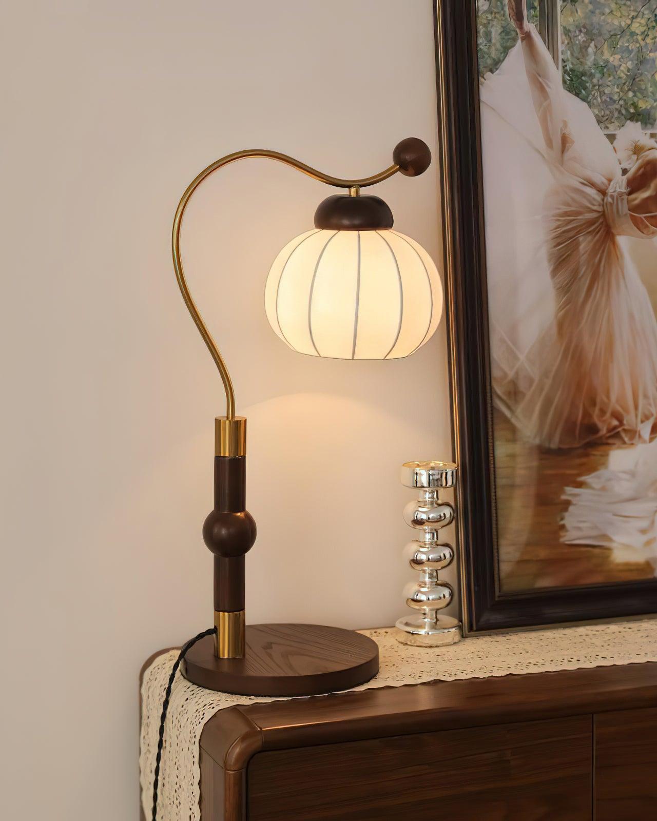 Silk Globe Table Lamp 7.9