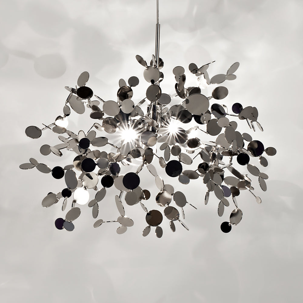 Silver Designer Chandelier
