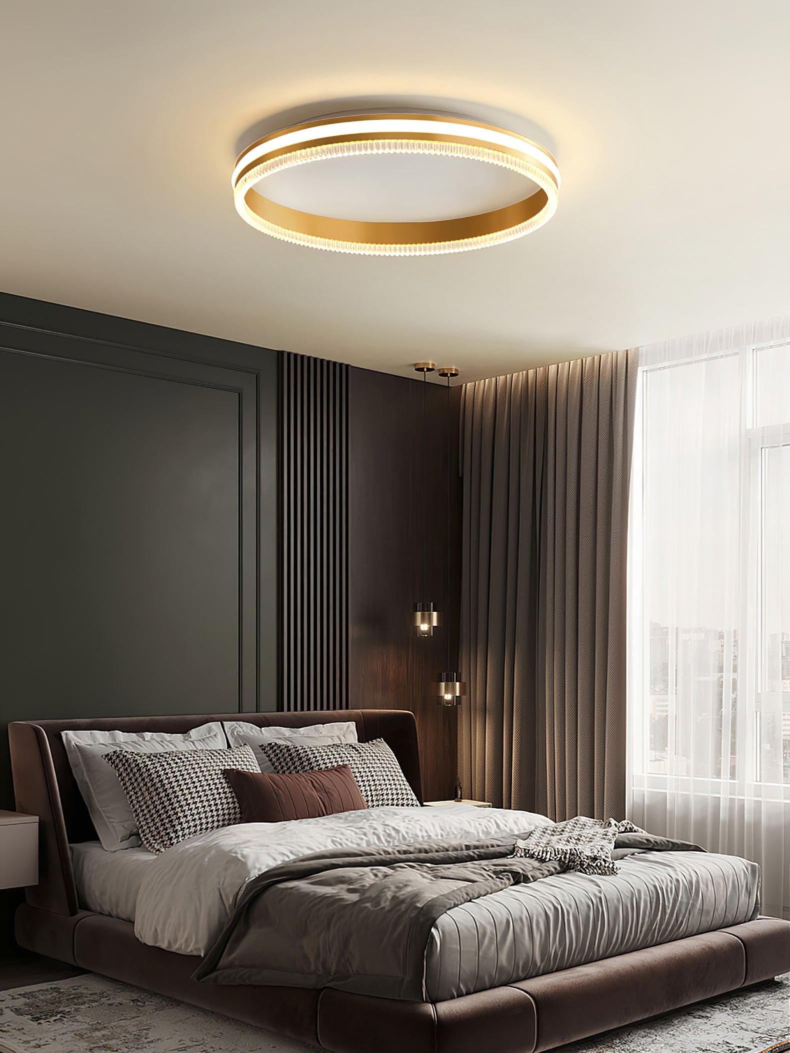 Simple Acrylic Ring Overhead Fixture Ceiling Light