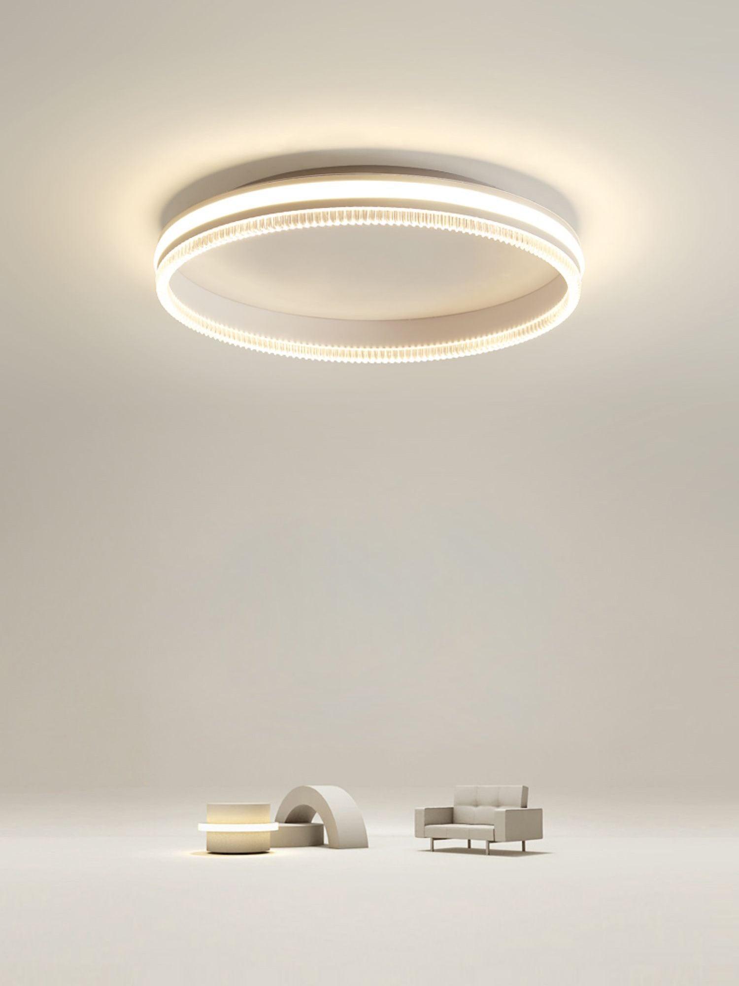 Simple Acrylic Ring Overhead Fixture Ceiling Light