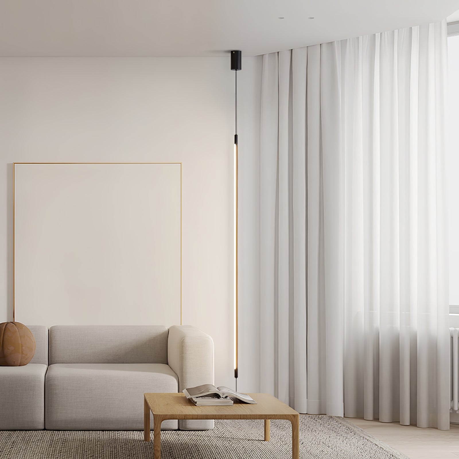 Slim line Cabinet Stand Lamp