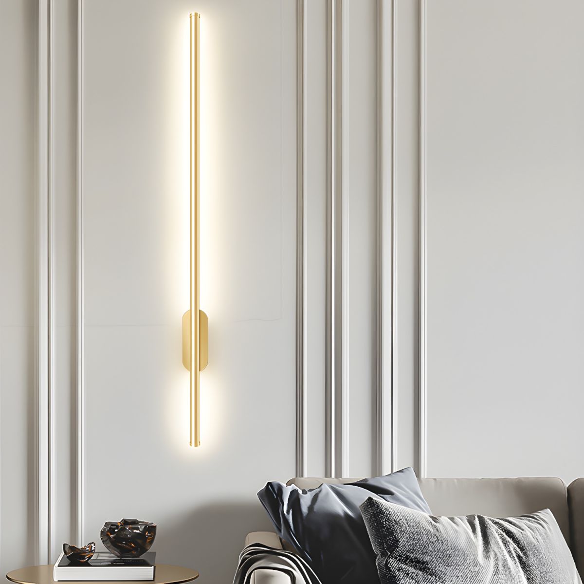 Seraphina Linear Lamp bracket Wall Light, Hardwired Wall Sconce, detail 10