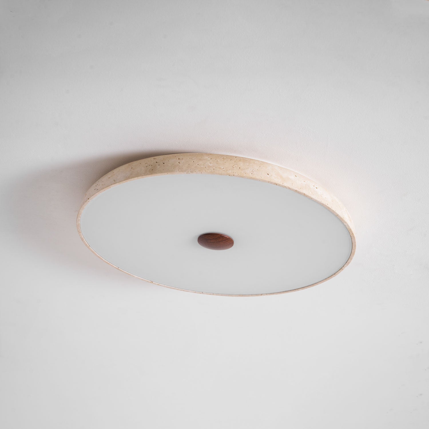 Solaro Travertine Ceiling Light