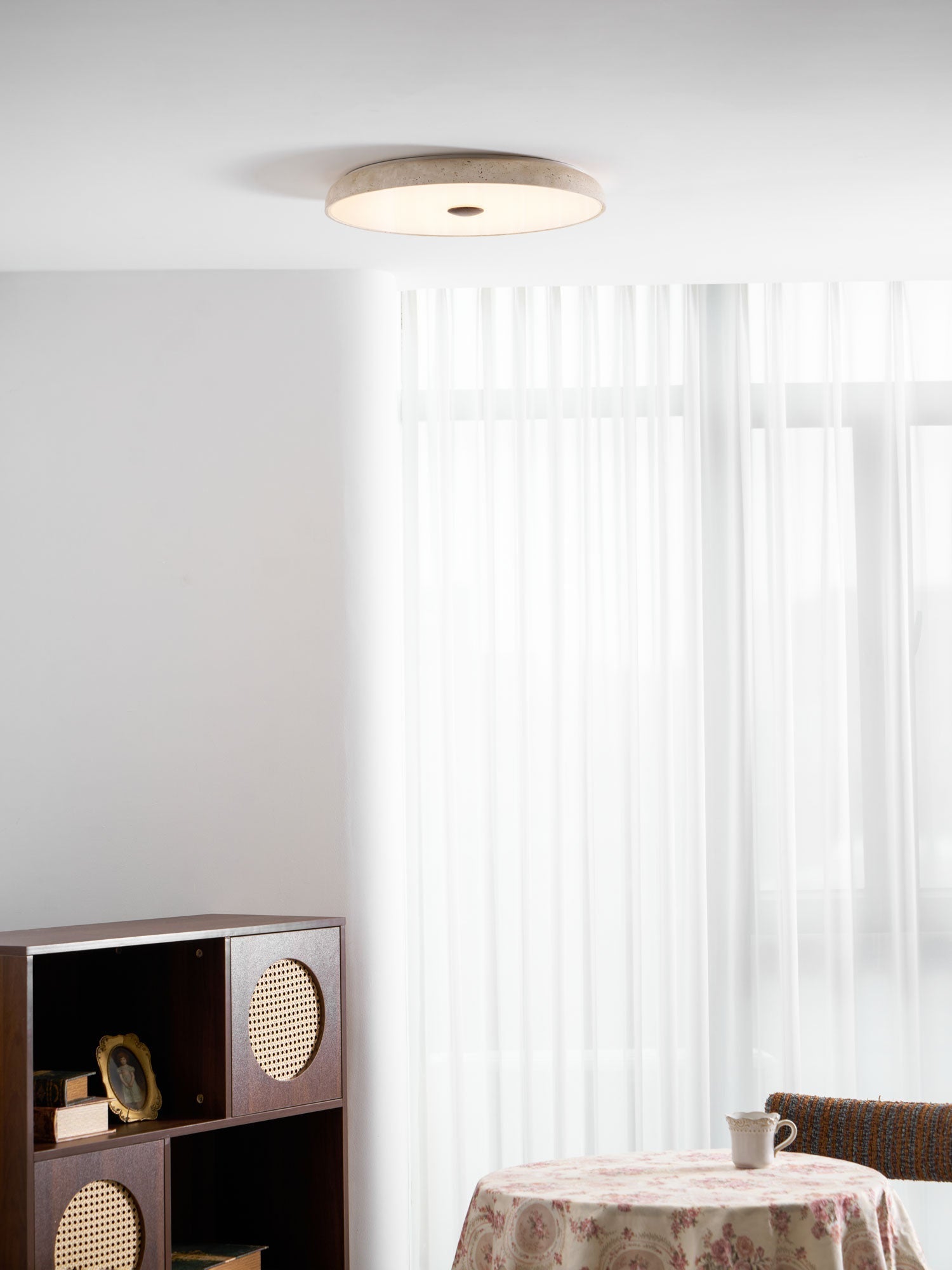 Solaro Travertine Ceiling Light