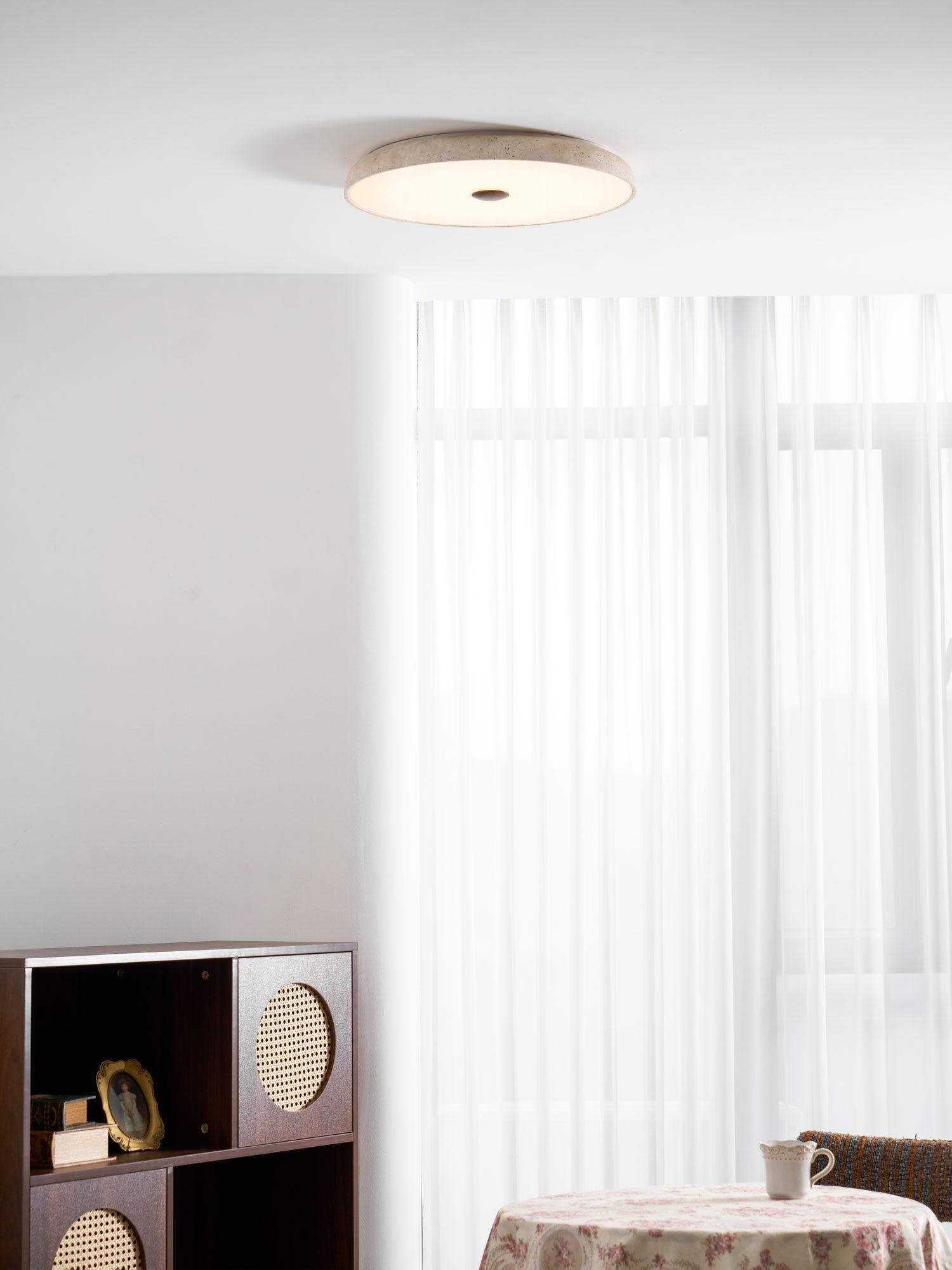 Solaro Travertine Ceiling Light