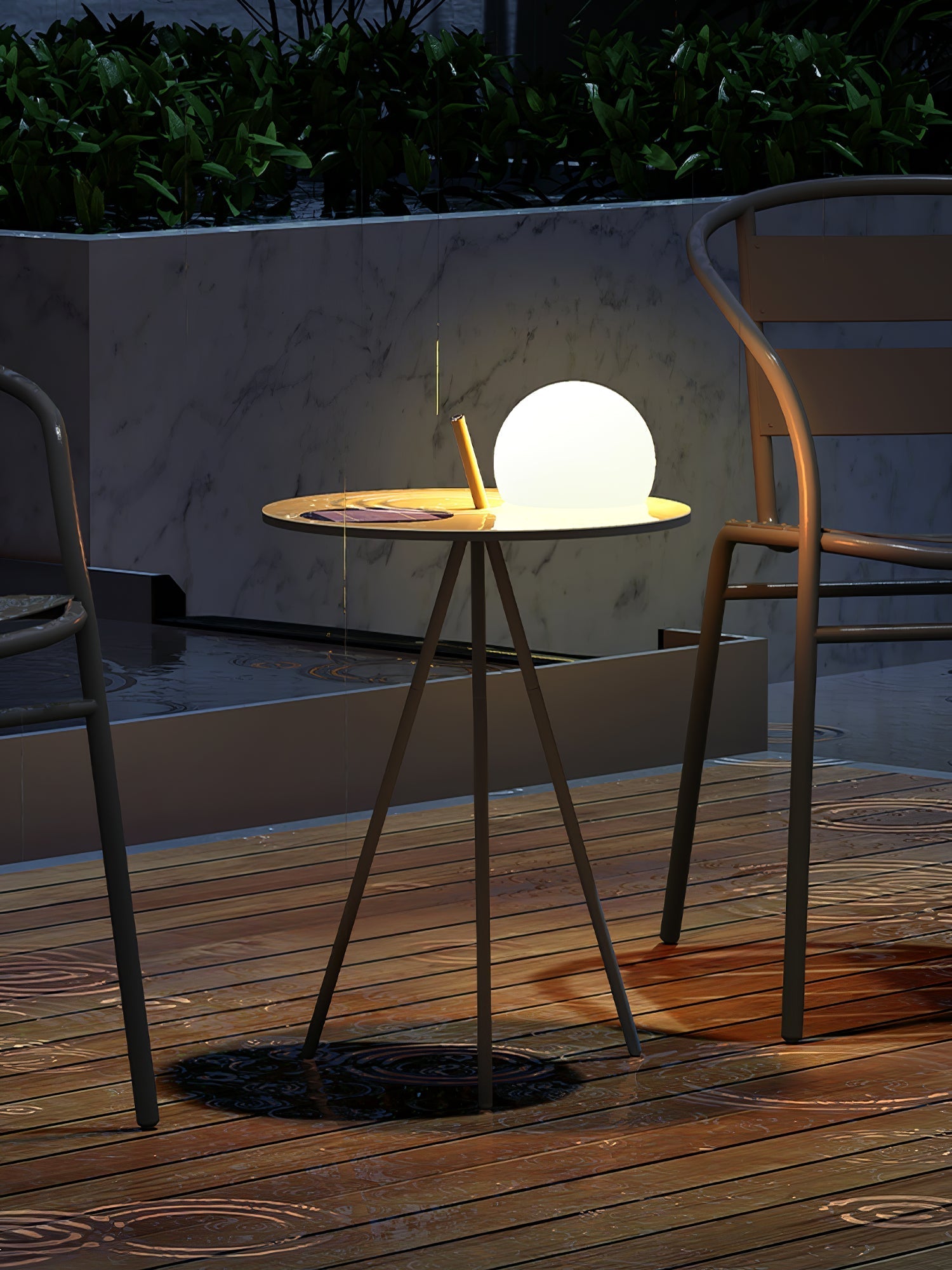 Soluna Tripod Outdoor Lamp End Table
