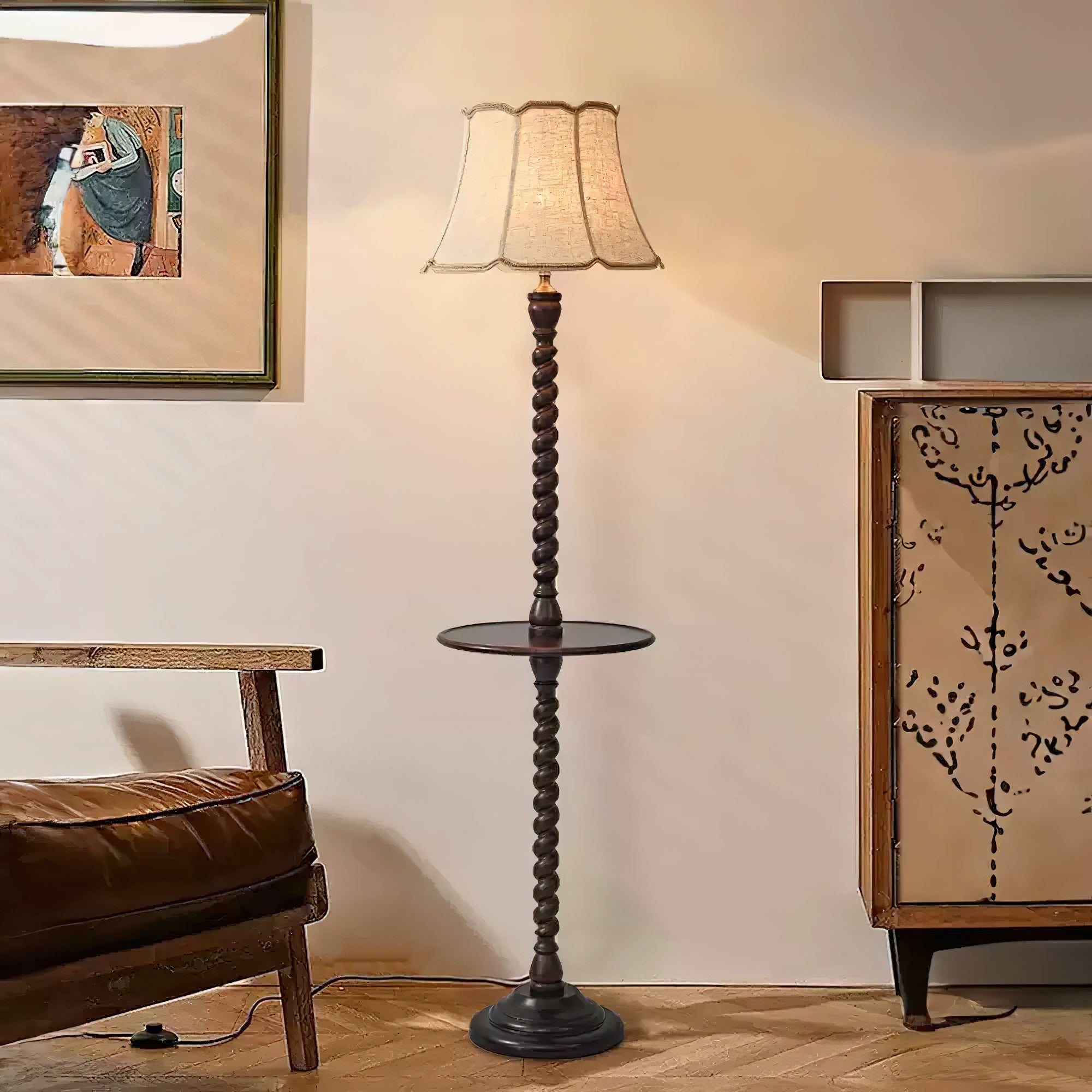 Spiral Floor Lamp 17.7