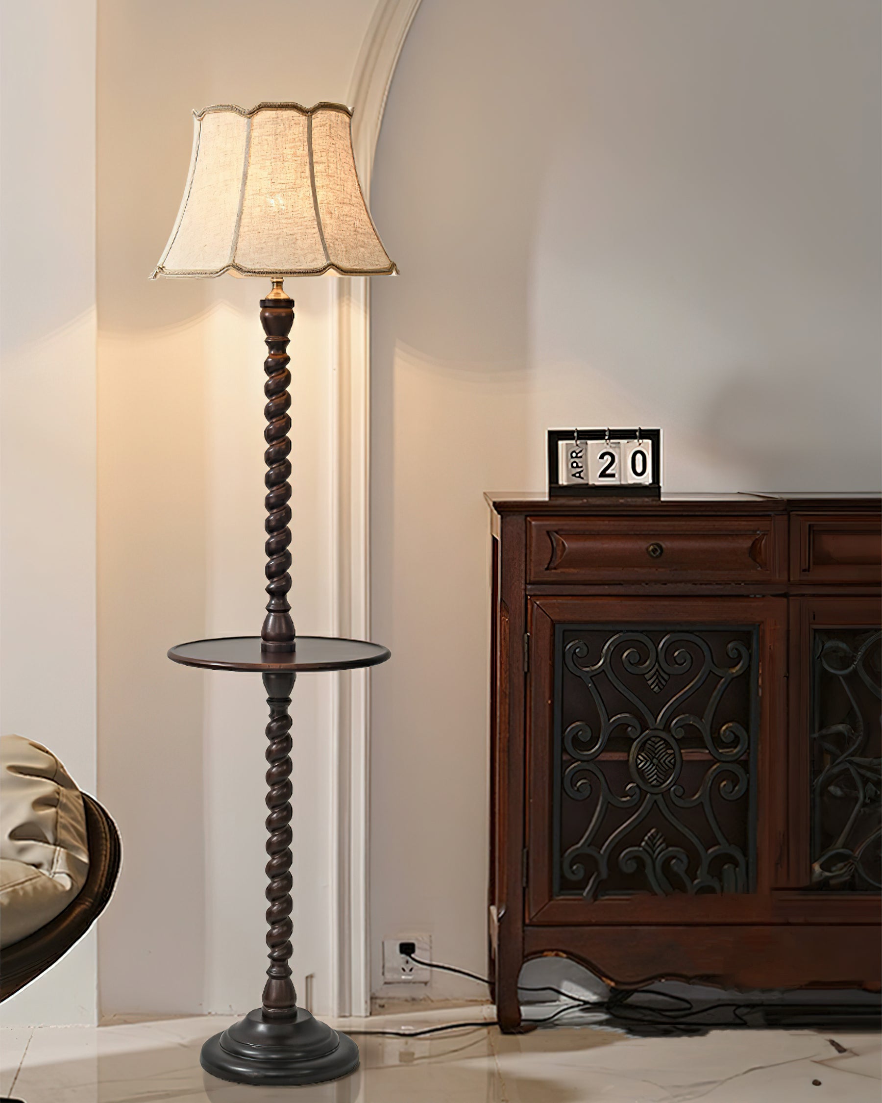 Spiral Floor Lamp 17.7