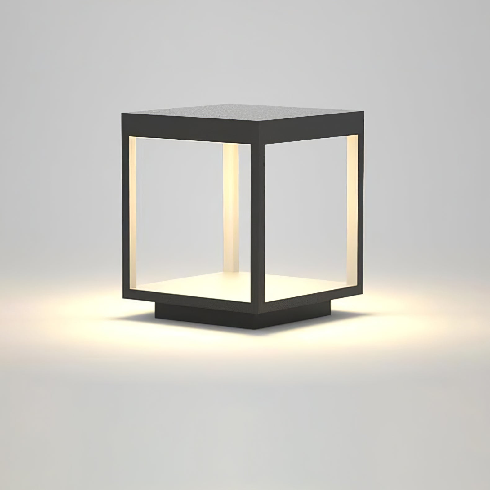 Square Frame Solar Outdoor Light Table Lamp