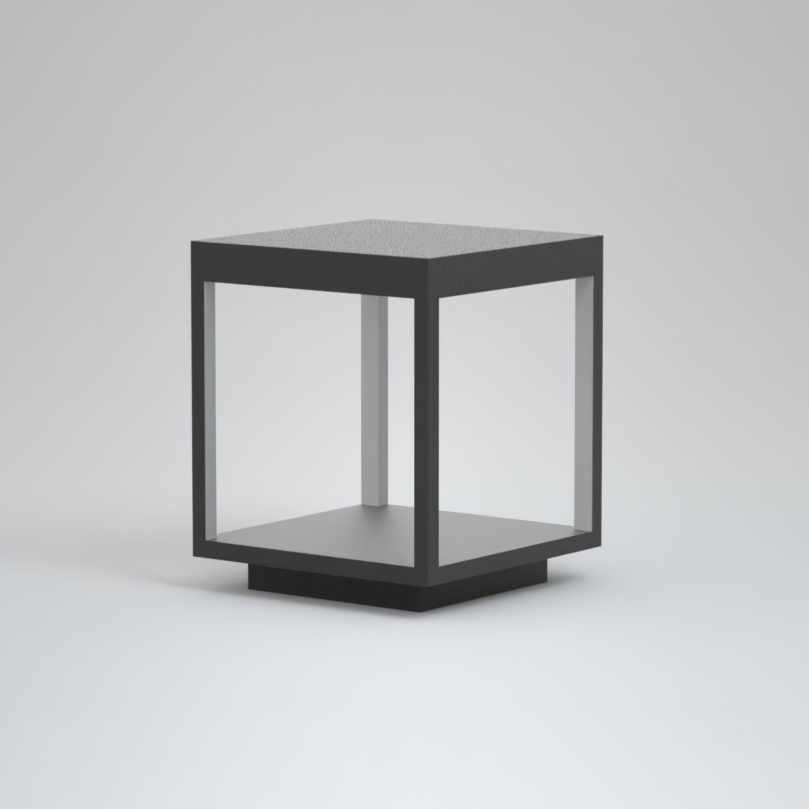 Square Frame Solar Outdoor Light Table Lamp