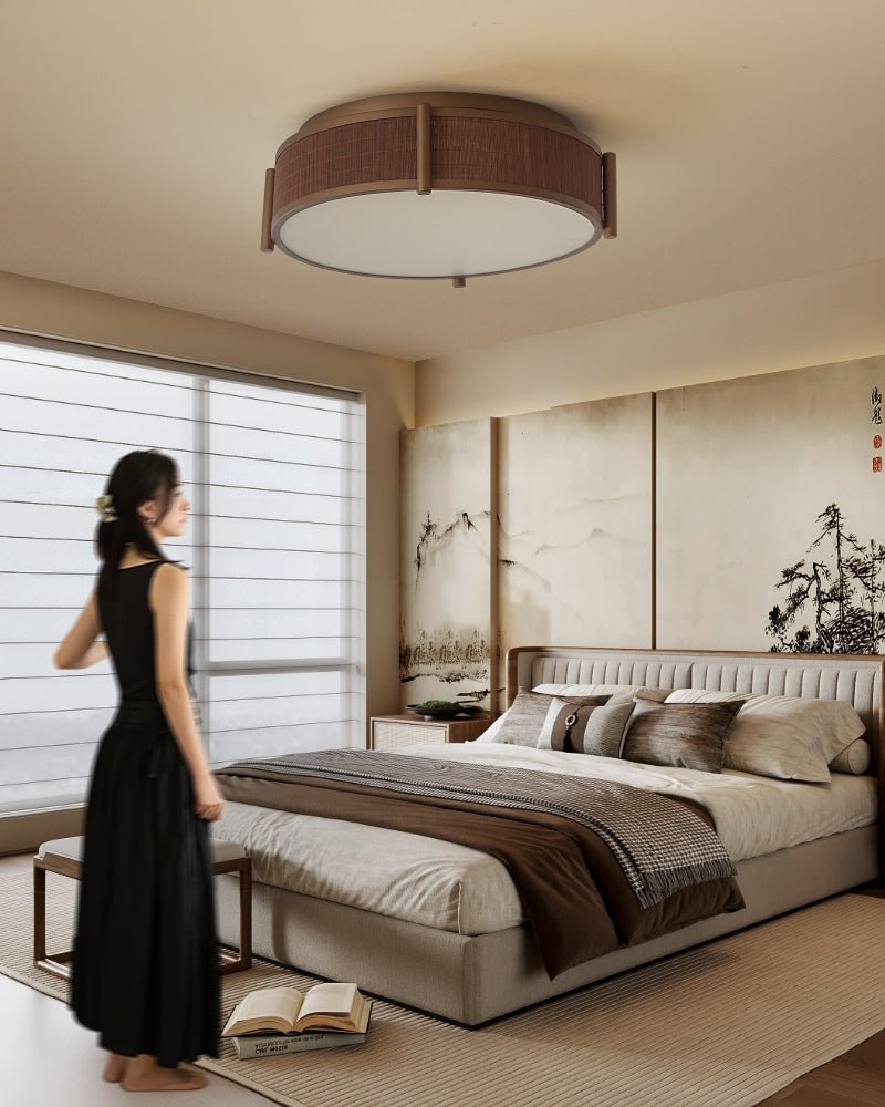 Bamboo Weave Ceiling Light
