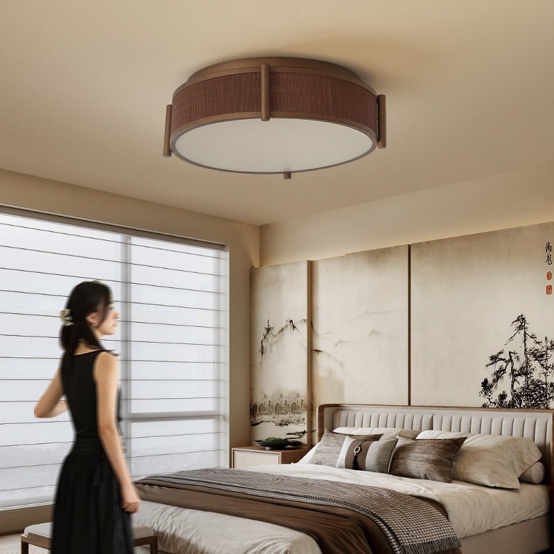 Bamboo Weave Ceiling Light