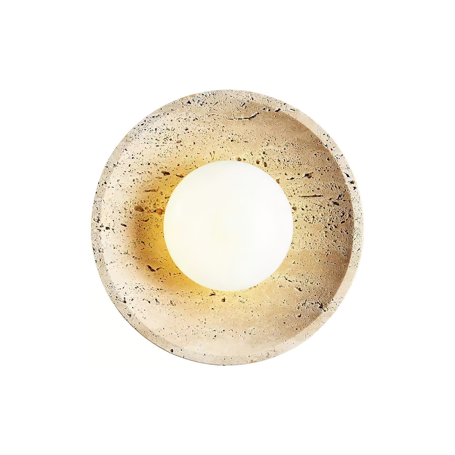 Stone Lunar Eclipse Wall Light, Plug-In Wall Sconce, detail 20