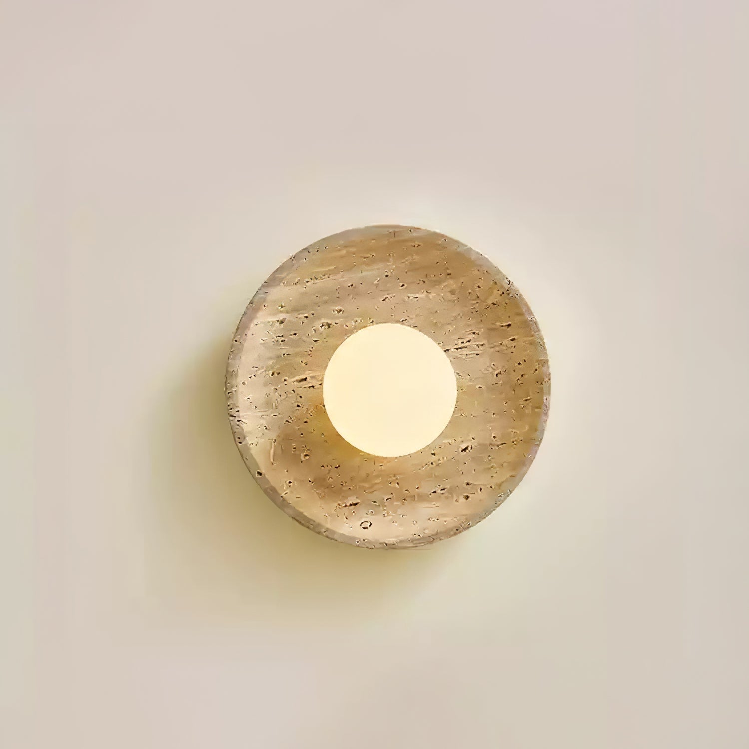 Stone Lunar Eclipse Wall Light, Plug-In Wall Sconce, detail 30