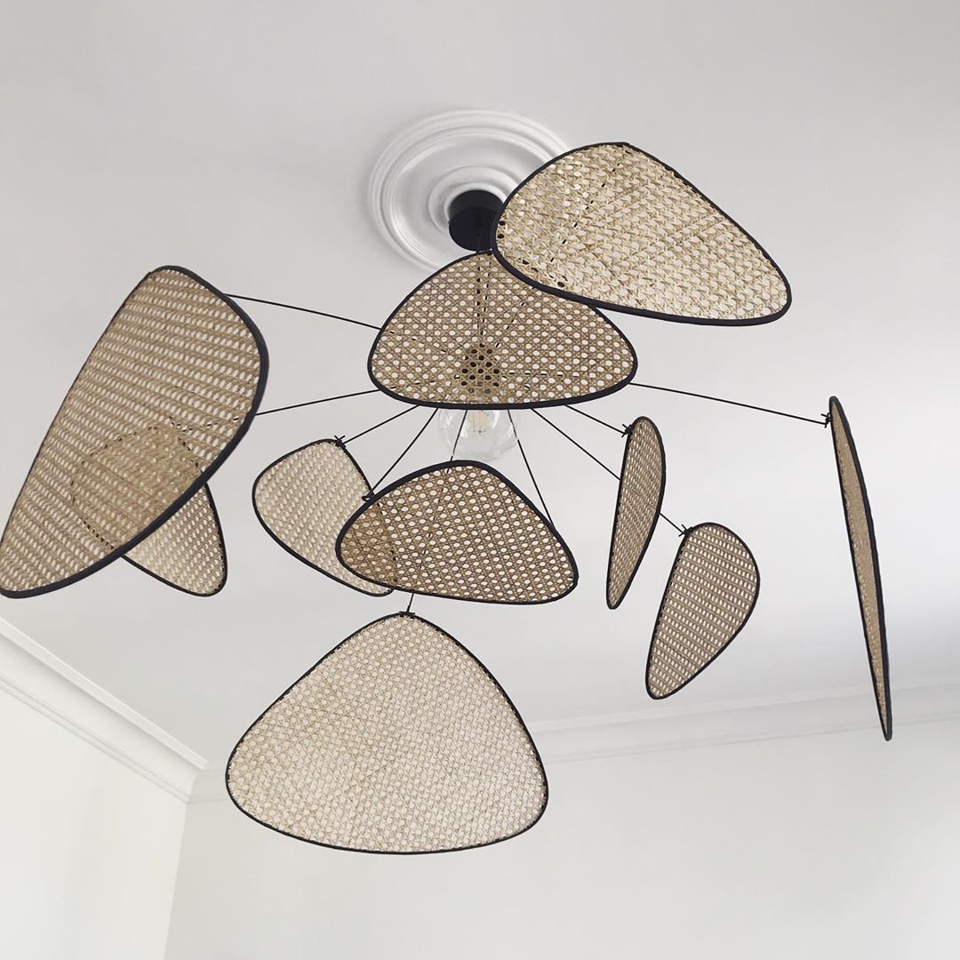 Screen Cannage Swag Light Chandelier