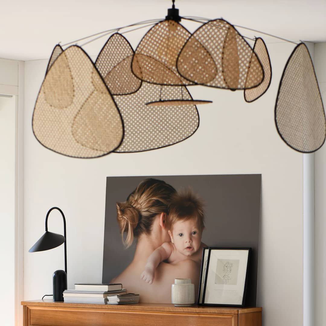 Screen Cannage Swag Light Chandelier
