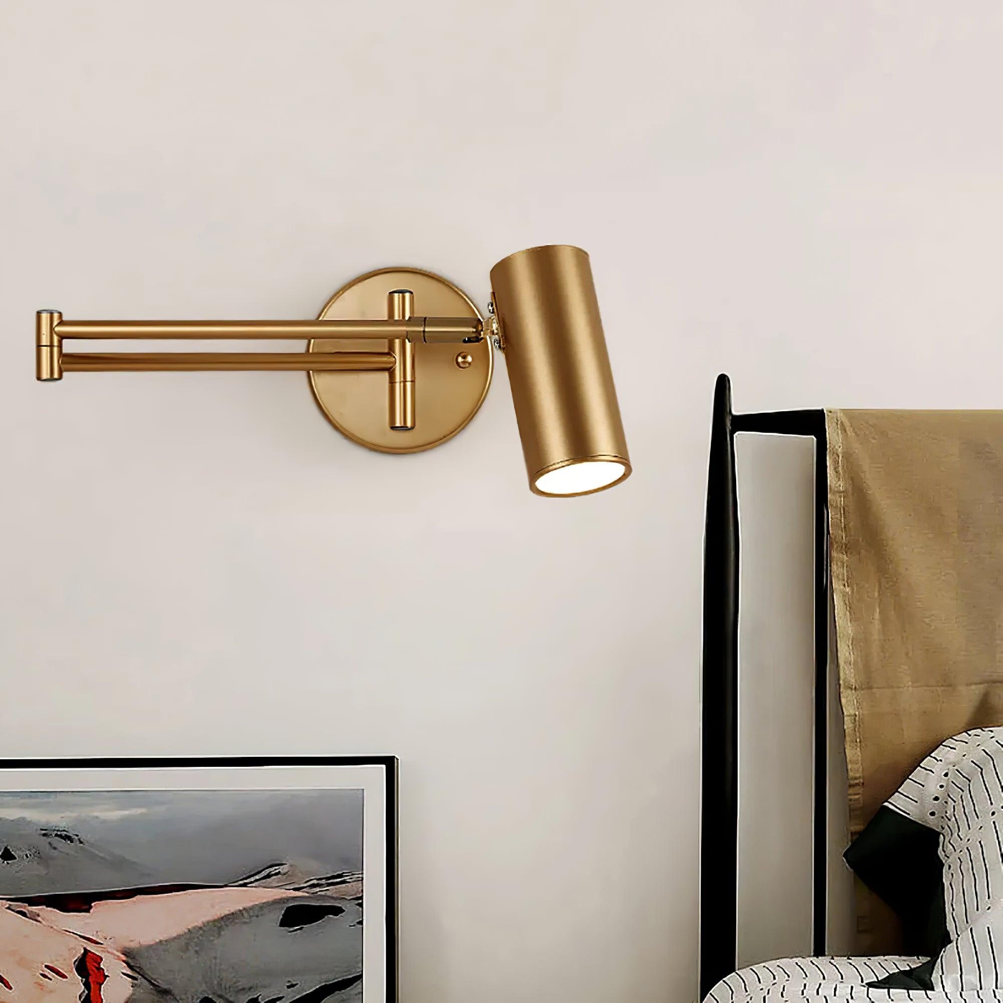 Pivot Arm Wall-mounted Lamp Wall Light, Hardwired Wall Sconce, detail 5