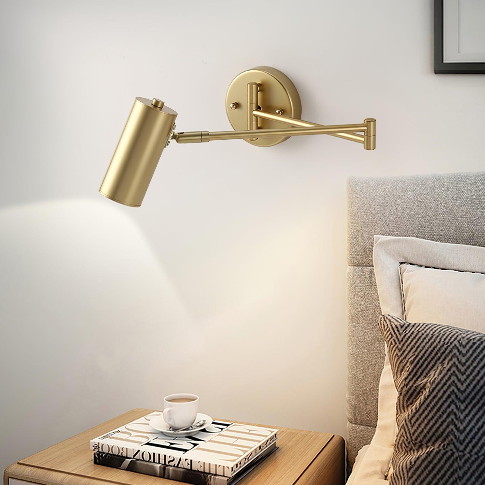Pivot Arm Wall-mounted Lamp Wall Light, Hardwired Wall Sconce, detail 4
