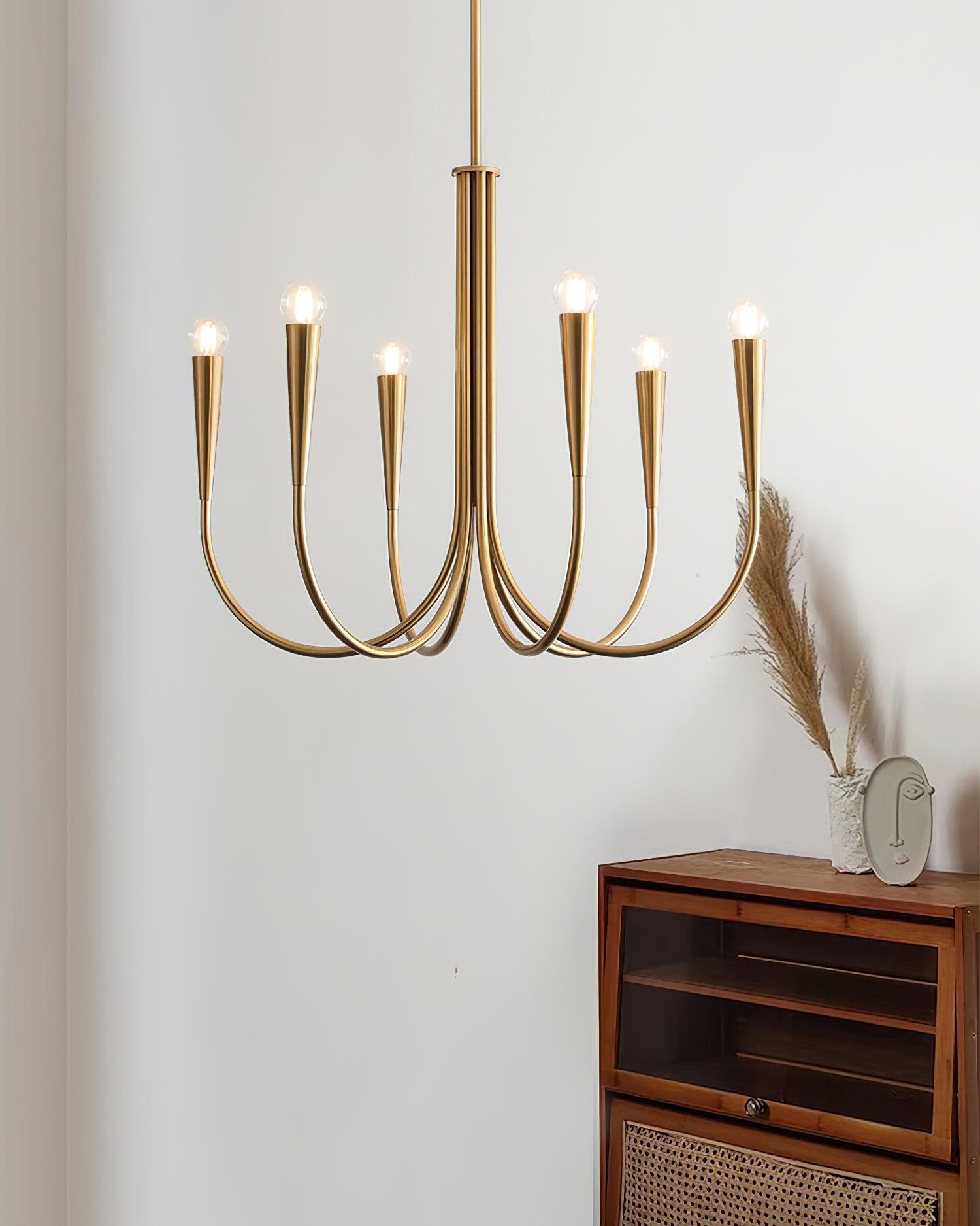 Swoop Arm Chandelier