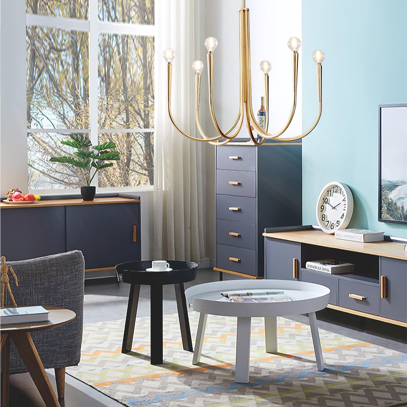 Swoop Arm Chandelier