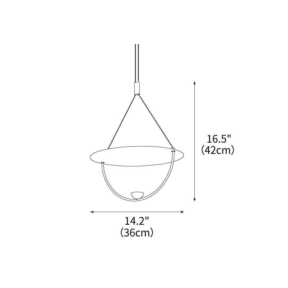 Teardrop LED Pendant Light 14.2
