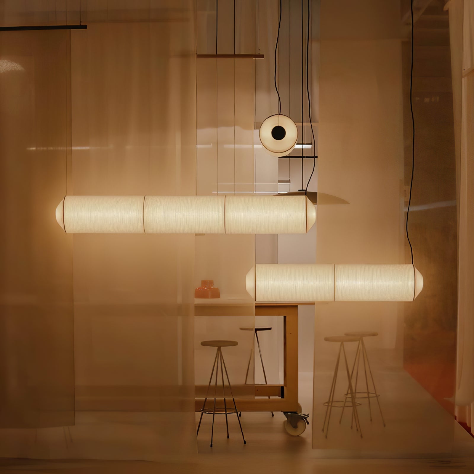 Tekio Mulberry Silk Pendant Lamp