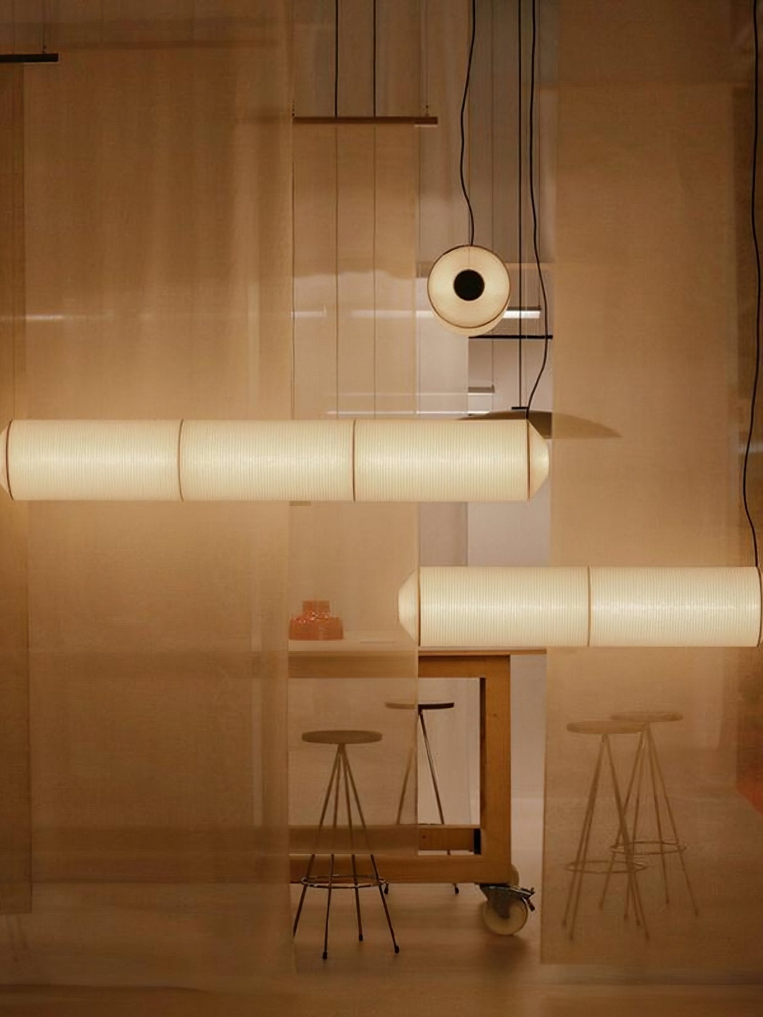 Tekio Mulberry Silk Pendant Lamp