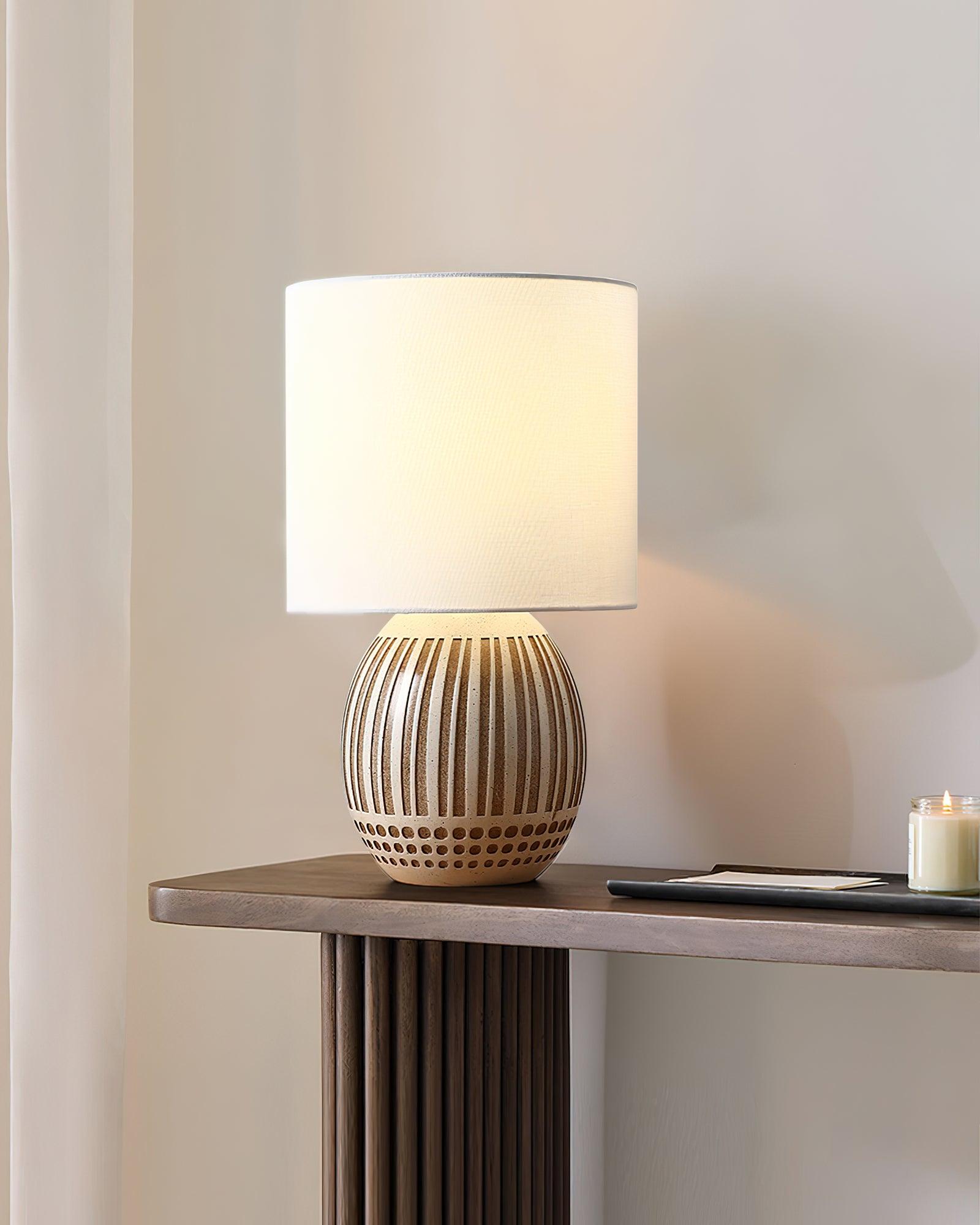 Terra Stripes Table Lamp 9.8