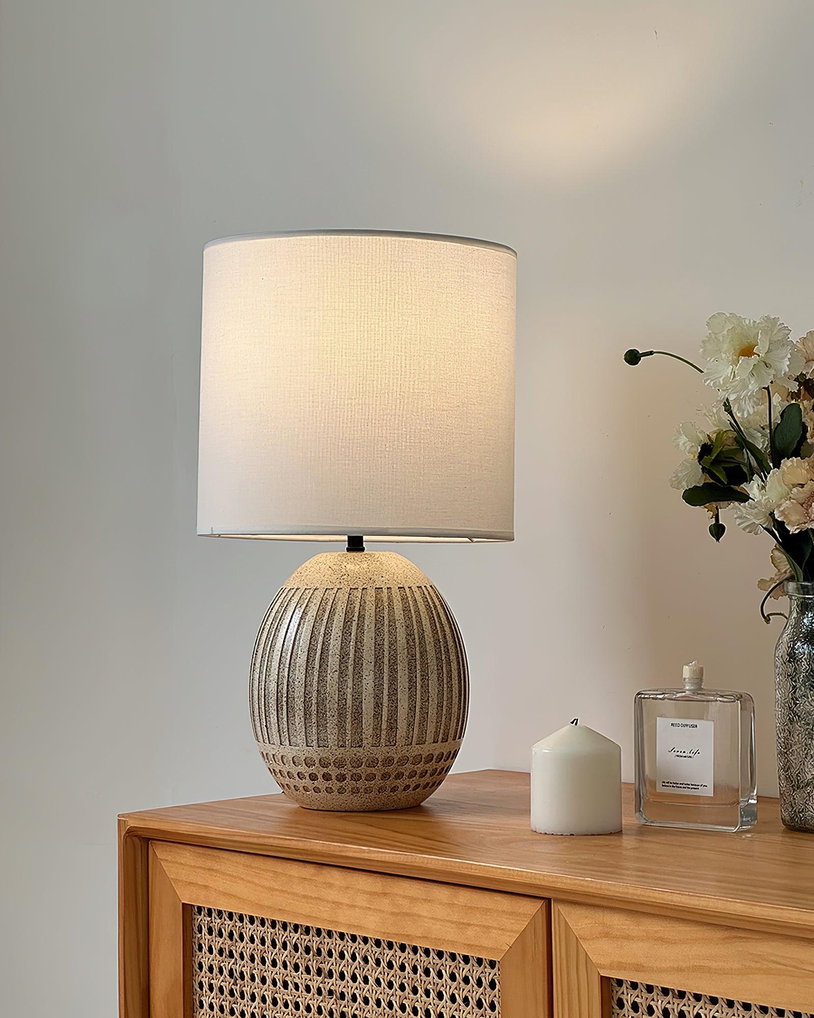 Terra Stripes Table Lamp 9.8