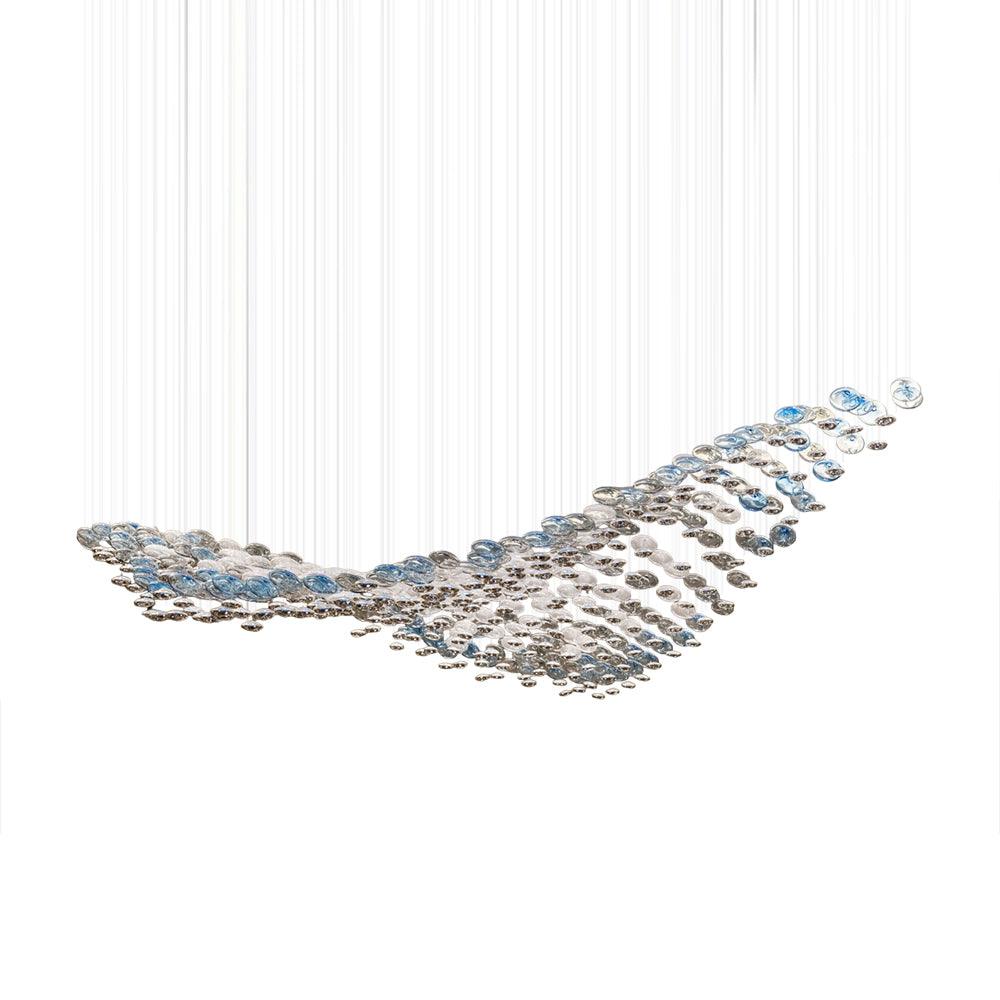 DIY Flying Wave Chandelier
