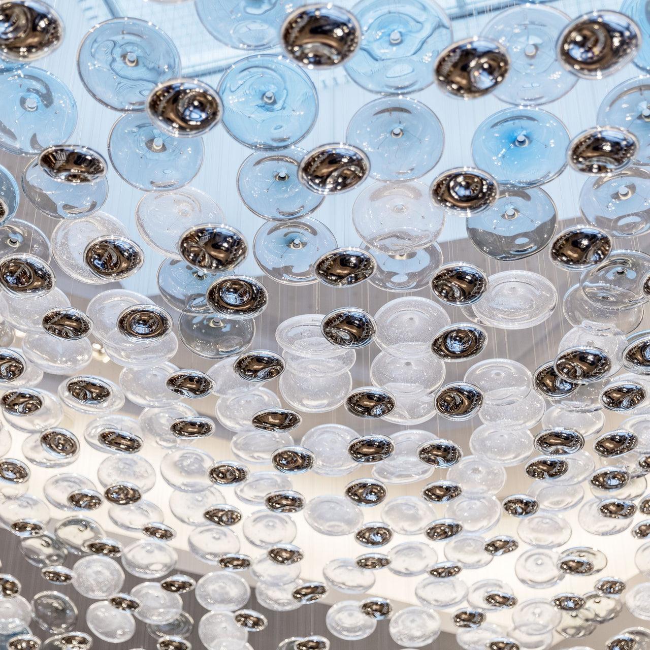 DIY Flying Wave Chandelier