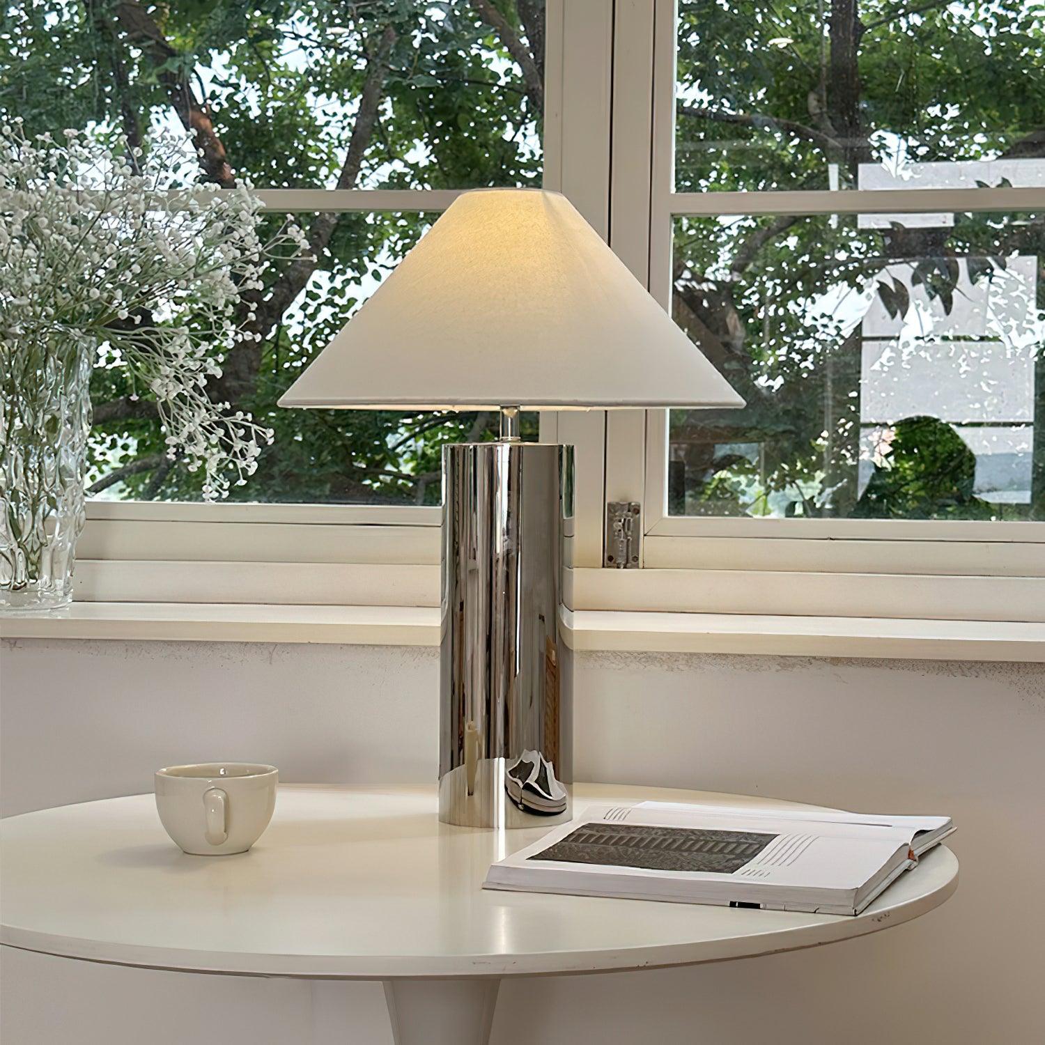 Theo Chrome Table Lamp 15.7