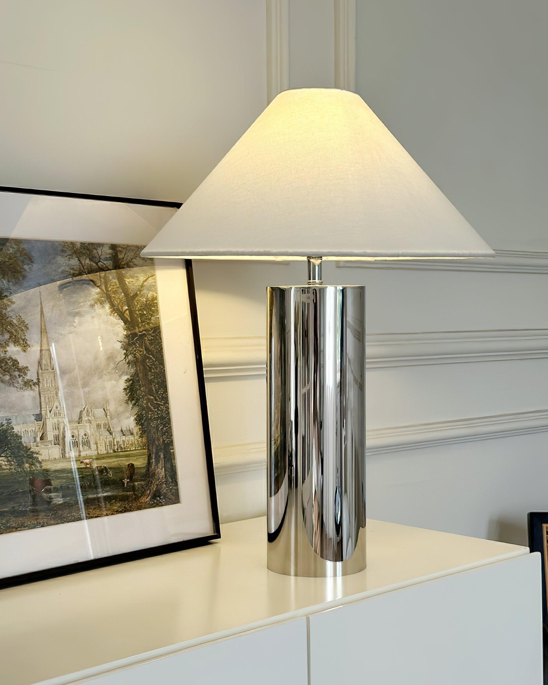 Theo Chrome Table Lamp 15.7