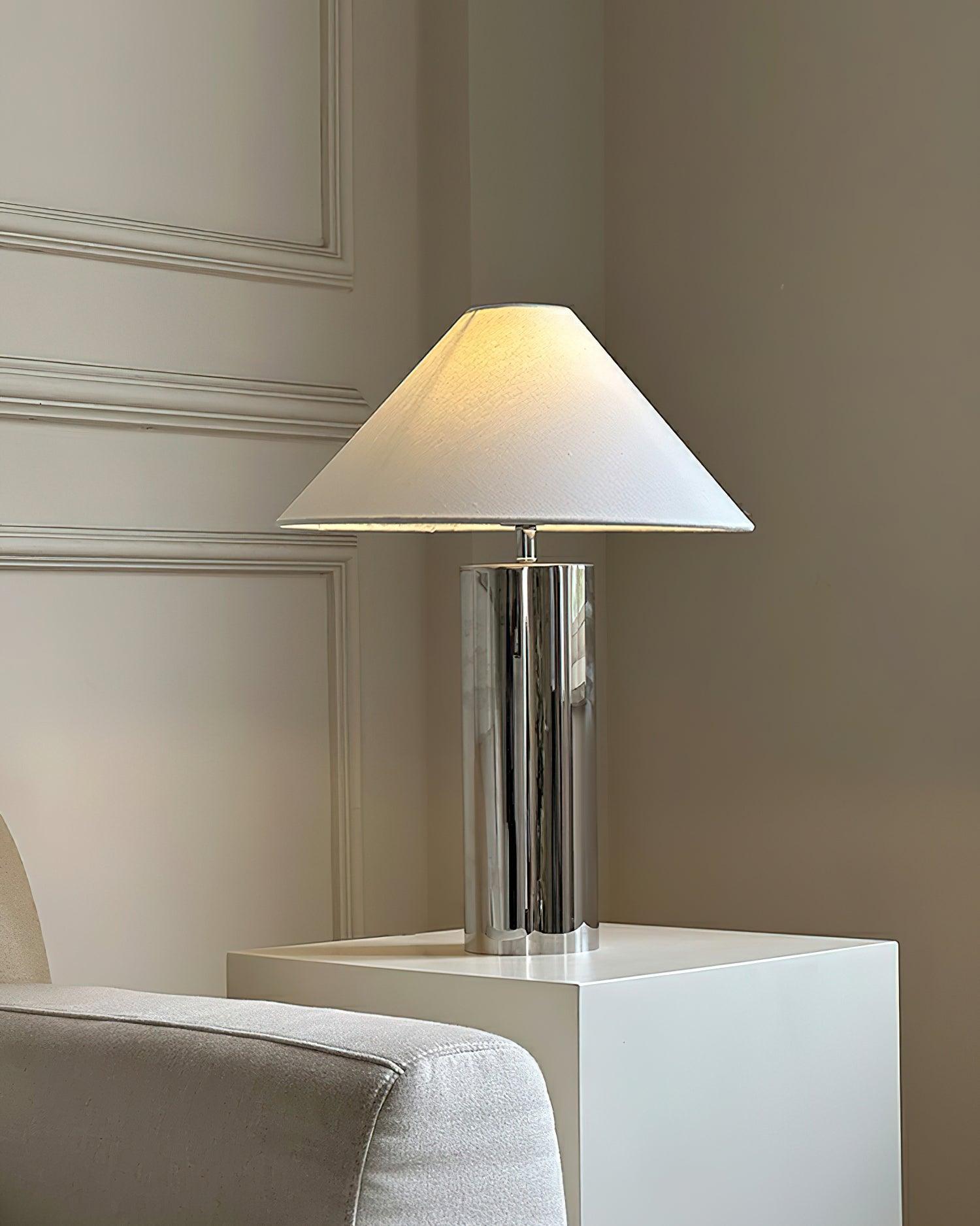 Theo Chrome Table Lamp 15.7