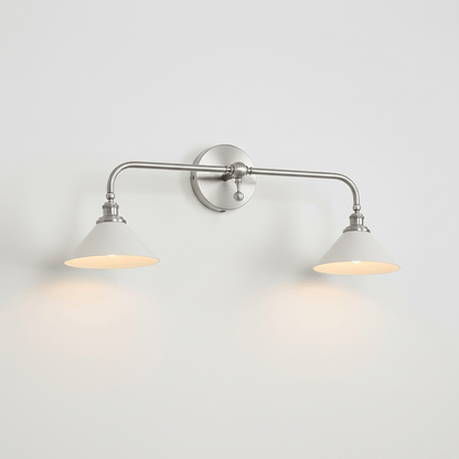 Bridgemont Wall Light - Dia 23cm x W 30cm x H 35cm Metal, Hardwired Wall Sconce, detail 18