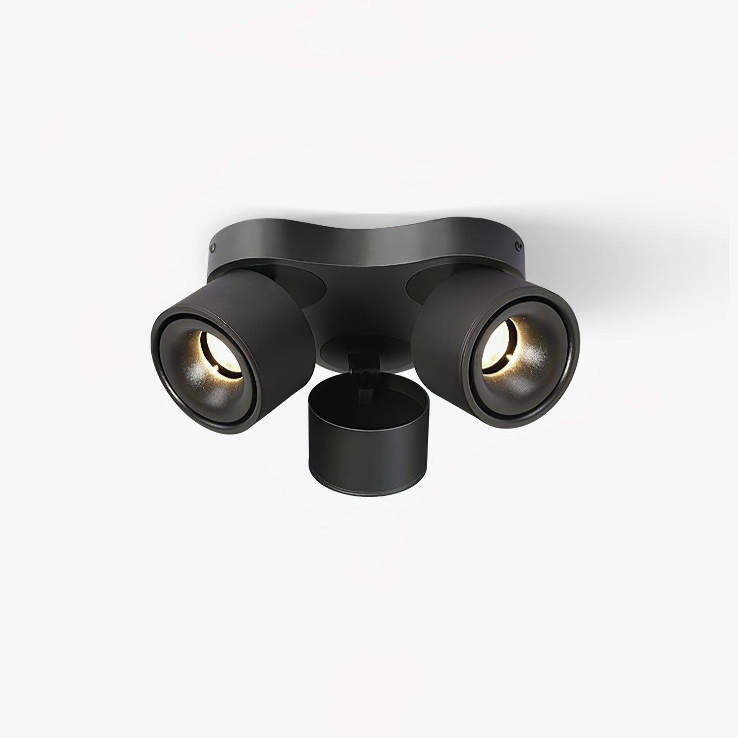 Rotating Folding Three Head Overhead Light Spotlight