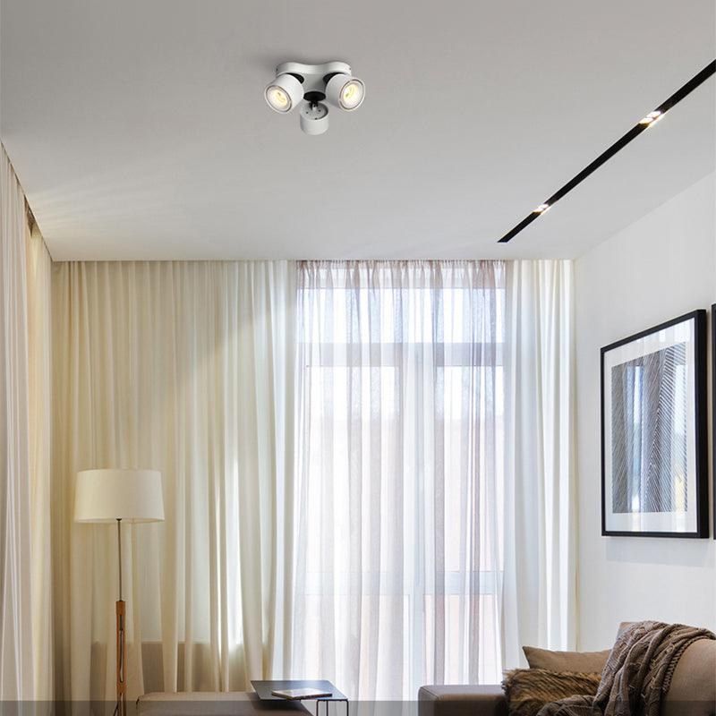 Rotating Folding Three Head Overhead Light Spotlight