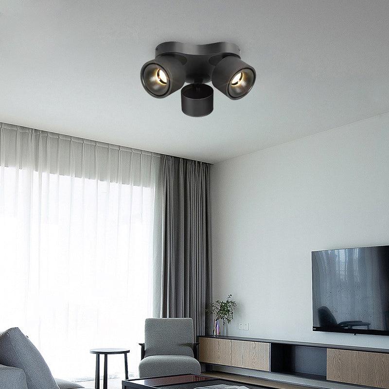 Rotating Folding Three Head Overhead Light Spotlight