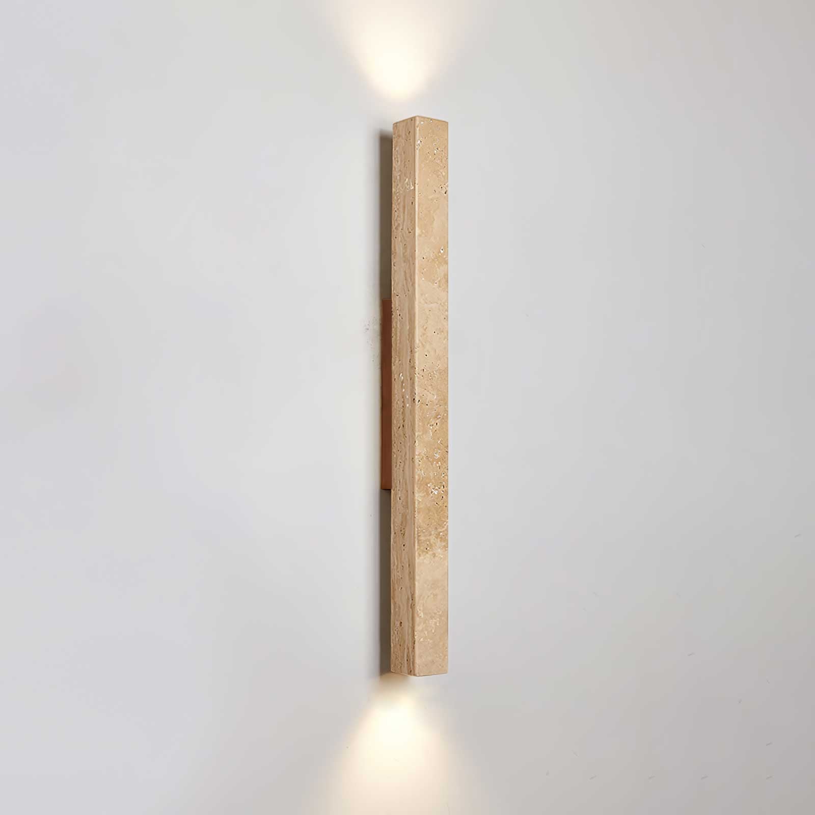 Travertine Column Wall Light