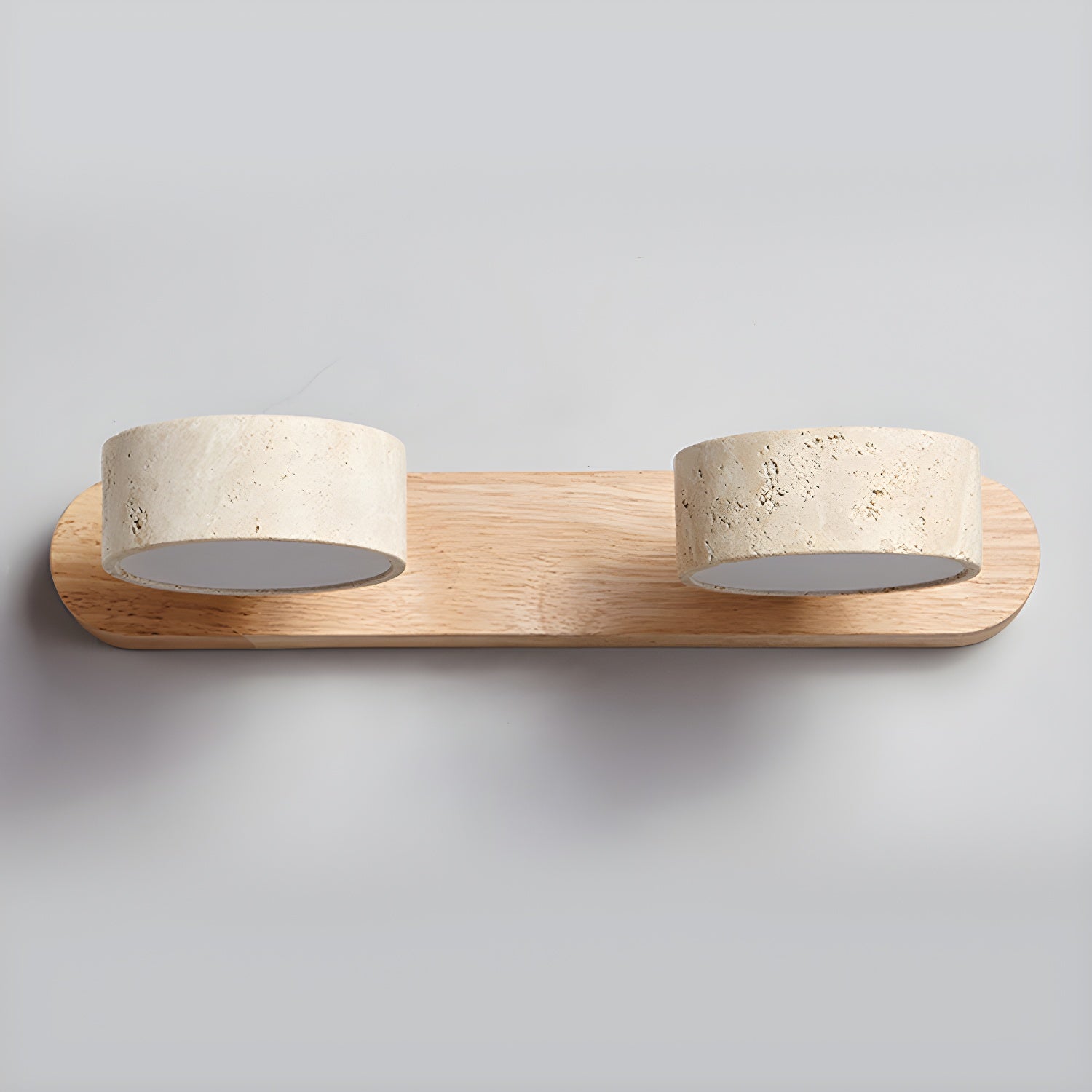 Travertine Duo Rechargeable Wall Light Vanity Light