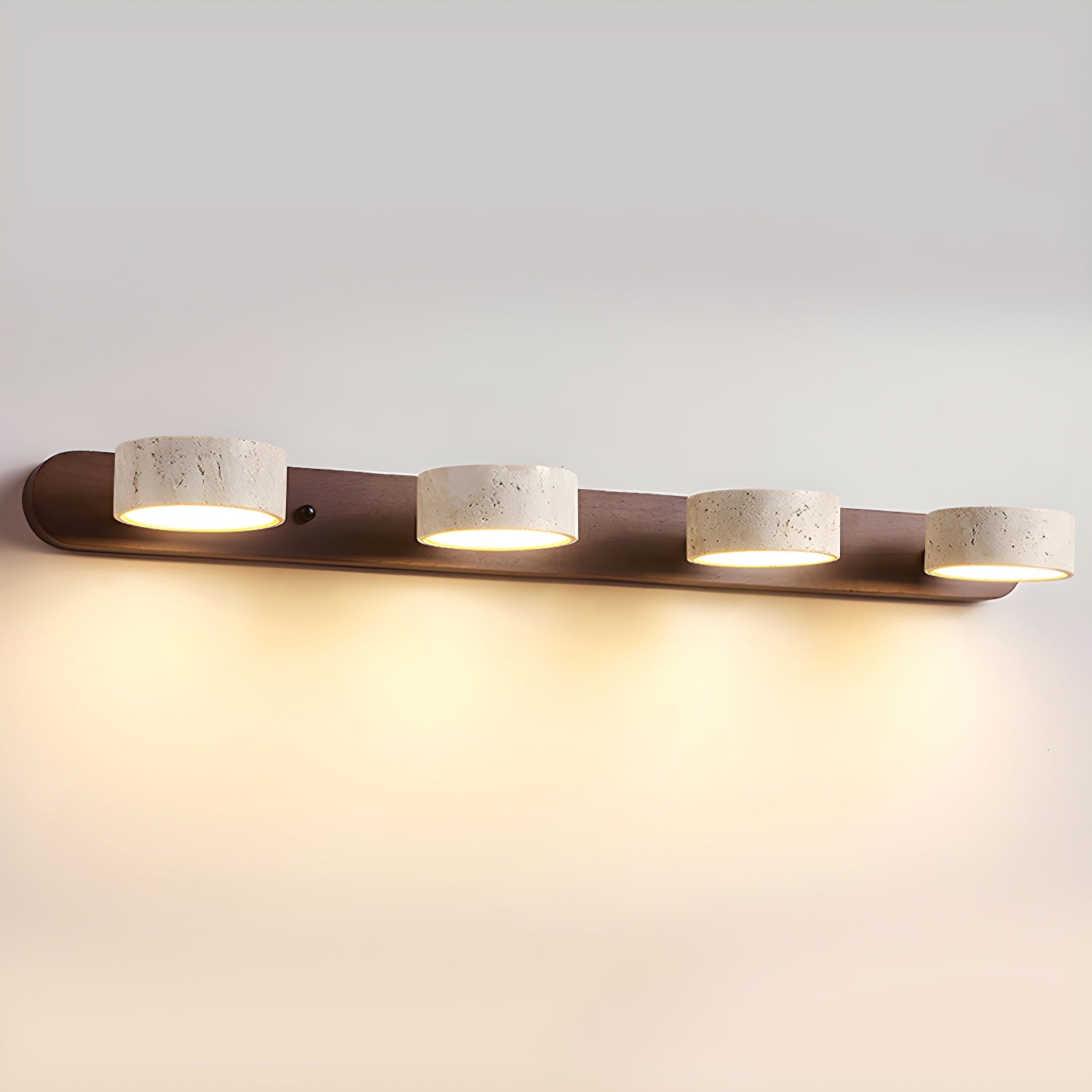 Travertine Duo Rechargeable Wall Light Vanity Light