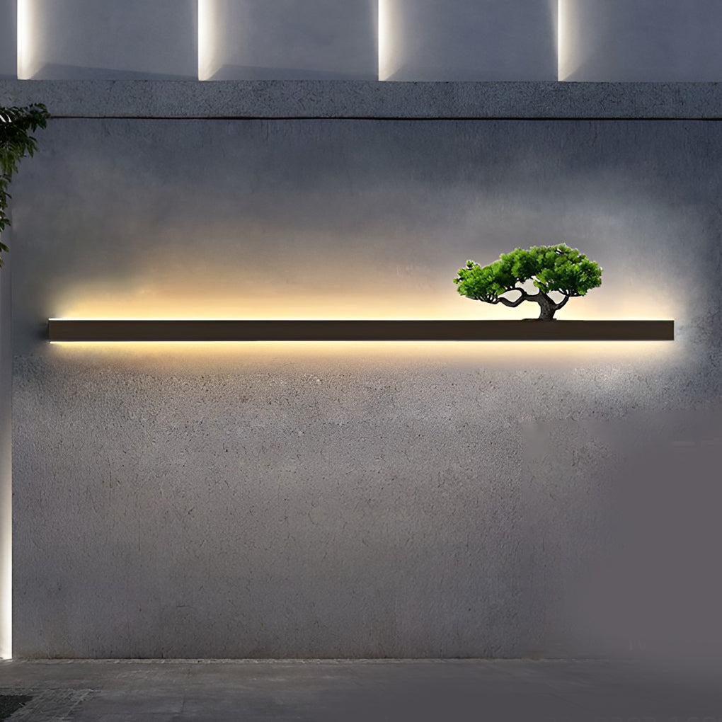 Waterproof Strip Landscape Decorative Contemporary Exterior Wall, wall light, main view, Tianguang Select