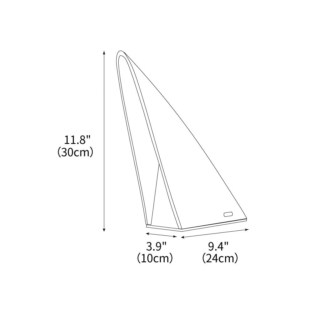 Triangular Table Lamp 9.4