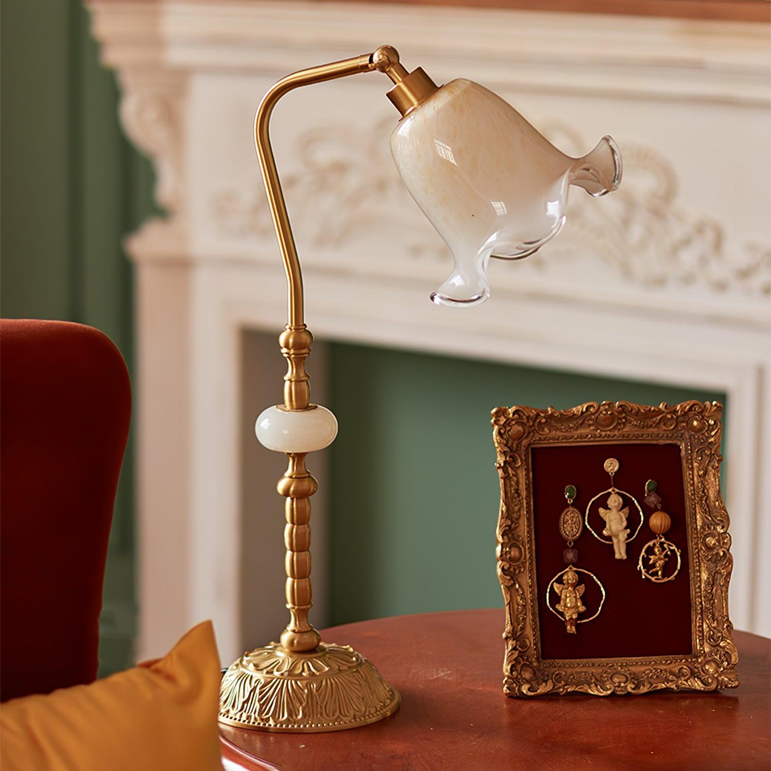 Tulip Brass Task Lamp Table Lamp