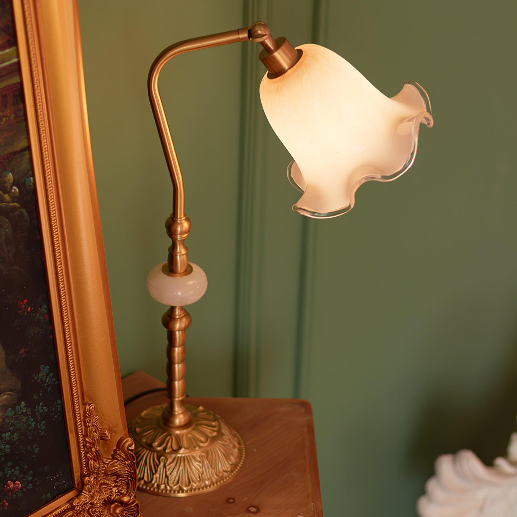Tulip Brass Task Lamp Table Lamp