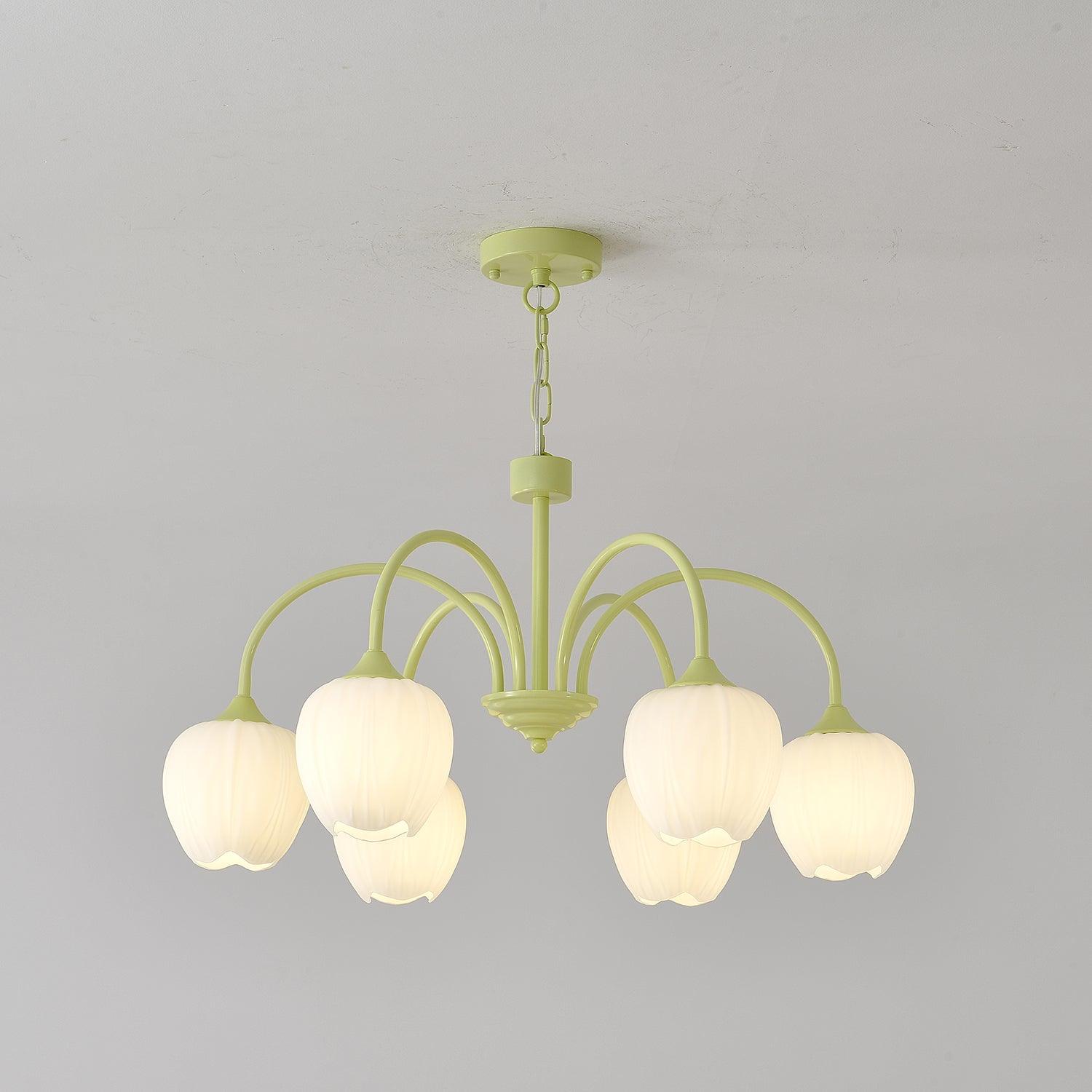 Tulip Matcha Chandelier
