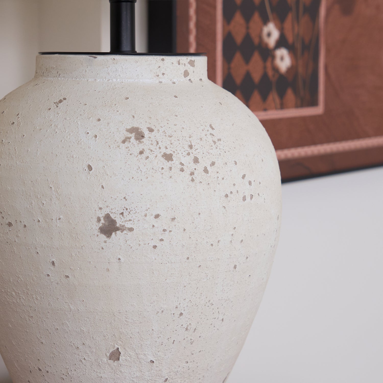 Tuscan Stone Table Lamp 17.7