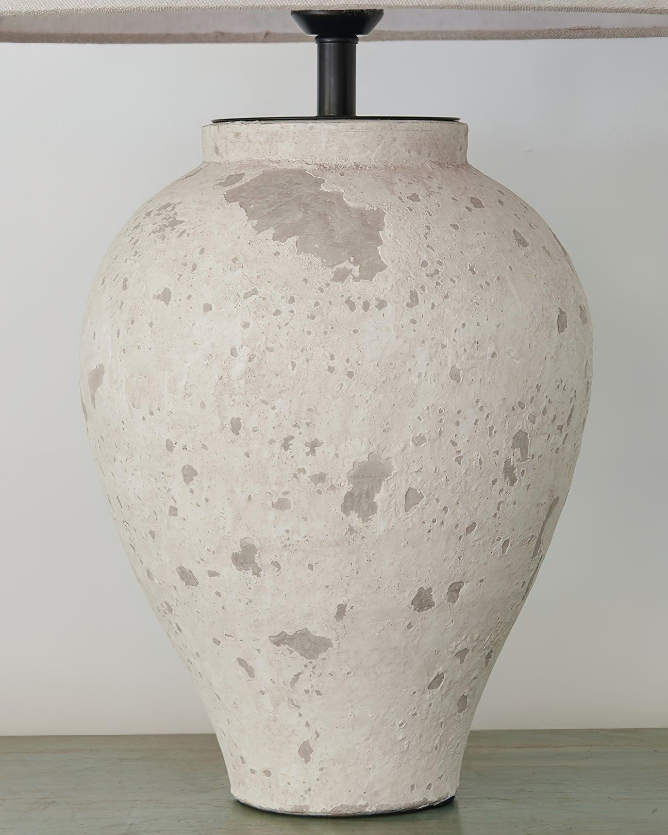Tuscan Stone Table Lamp 17.7